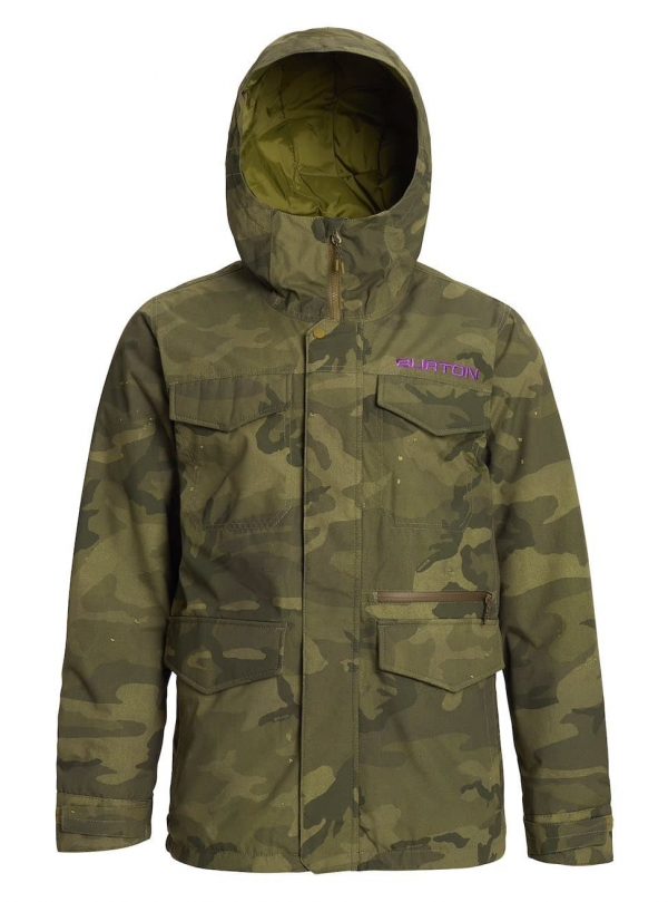 BURTON COVERT JACKET WORN CAMO giacca da snowboard uomo