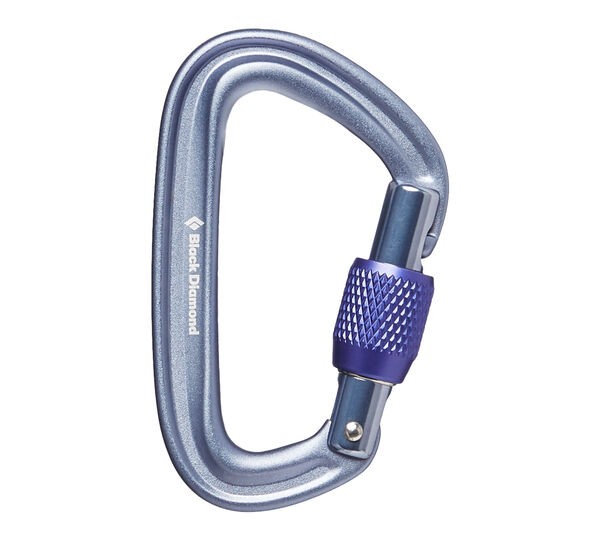 BLACK DIAMOND LITEFORGE SCREWGATE CARABINER MOSCHETTONE A GHIERA