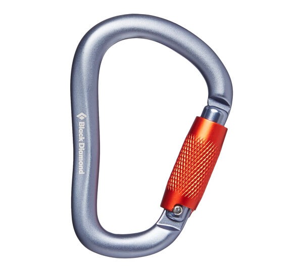 BLACK DIAMOND ROCKLOCK TWISTLOCK CARABINER MOSCHETTONE A GHIERA AUTOMATICA ARRAMPICATA