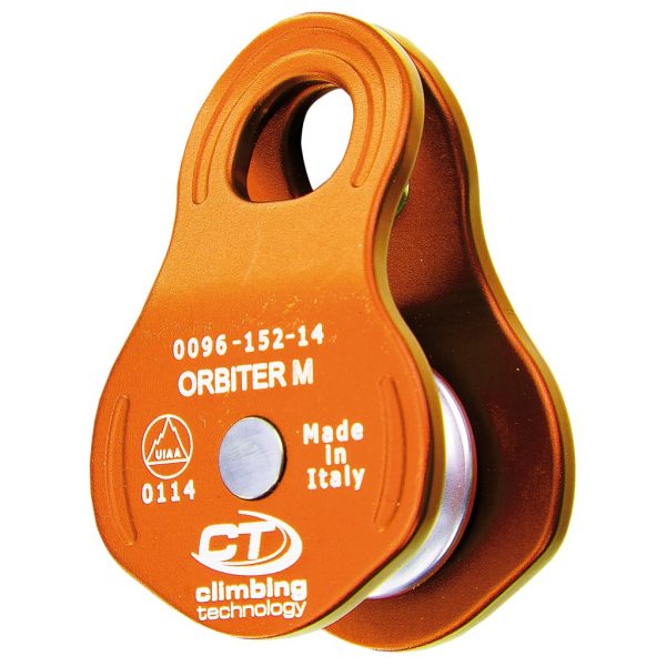 CLIMBING TECHNOLOGY ORBITER M light alloy pulley carrucola arrampicata speleologia CT