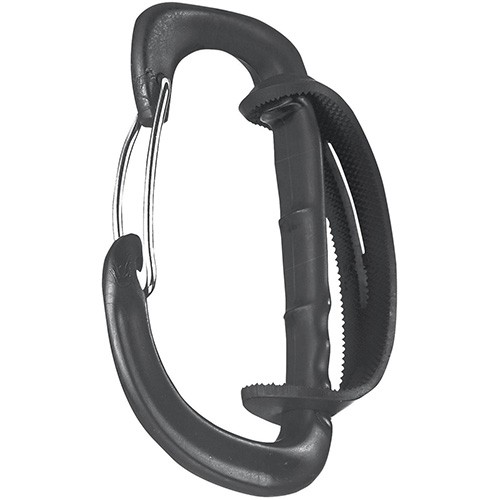 CAMP HUB CARABINER black moschettone portamatriale nero ARRAMPICATA