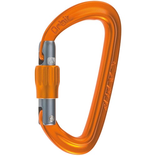 CAMP ORBIT LOCK MOSCHETTONE A GHIERA ARANCIONE ARRAMPICATA