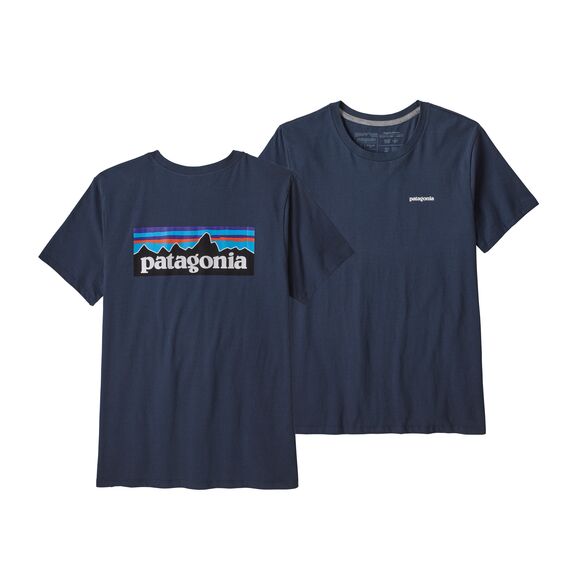 PATAGONIA P-6 LOGO ORGANIC COTTON T-SHIRT WOMEN'S TEE maglietta in cotone donna