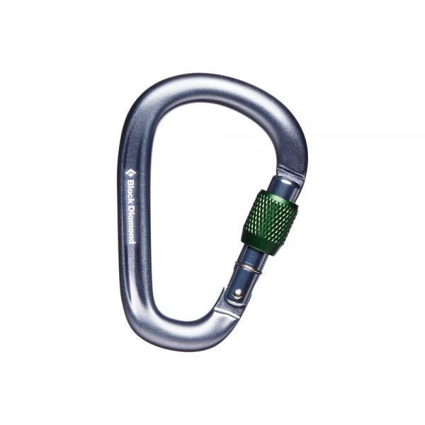 BLACK DIAMOND PEARLOCK SCREWGATE CARABINER MOSCHETTONE A GHIERA ARRAMPICATA