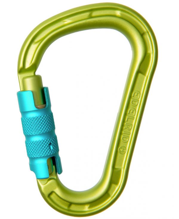 EDELRID HMS MAGNUM TRIPLE LOCK CARABINER moschettone ghiera automatica arrampicata