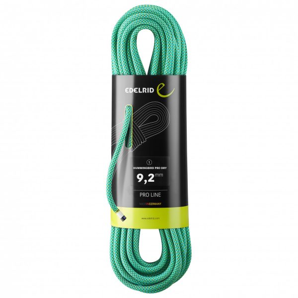EDELRID HUMMINGBIRD PRO DRY 9.2 MM ROPE corda singola arrampicata