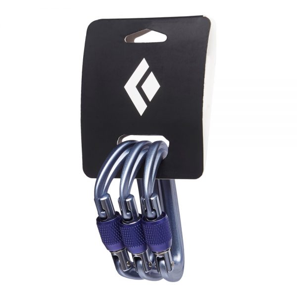 BLACK DIAMOND LITEFORGE SCREWGATE 3 pack CARABINER MOSCHETTONE A GHIERA arrampicata (Copia)