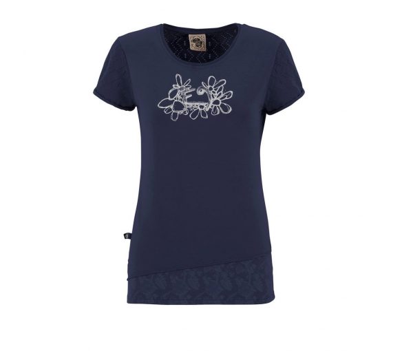 E9 BONNY T-SHIRT MAGLIETTA ARRAMPICATA IN COTONE DONNA