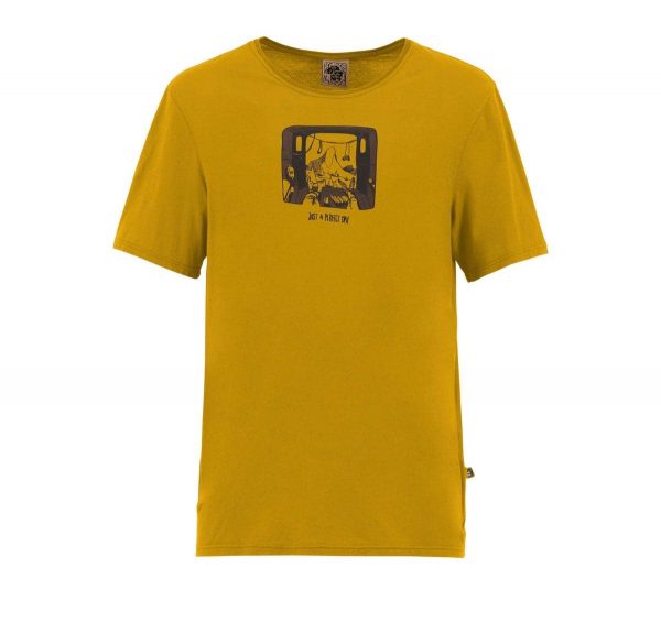E9 VAN T-SHIRT MAGLIETTA UOMO COTONE ARRAMPICATA