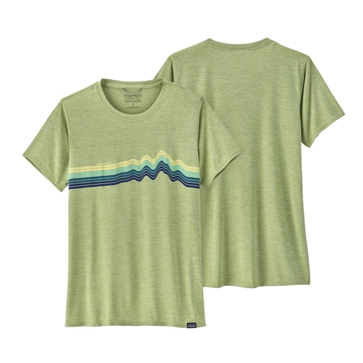 PATAGONIA WOMEN'S CAPILENE COOL DAILY GRAPHIC T-SHIRT maglietta sintetica sport donna