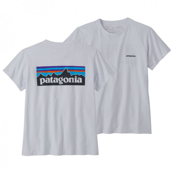 PATAGONIA WOMEN'S P-6 LOGO RESPONSIBILI TEE t-shirt maglietta DONNA