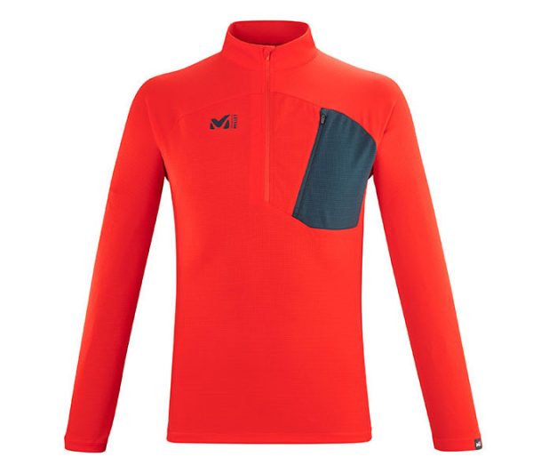 MILLET MORPHO ZIP LS MAN T-SHIRT maglietta tecnica maniche lunghe uomo