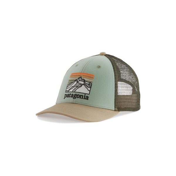 PATAGONIA LINE LOGO RIDGE LOPRO TRUCKER HAT cappellino unisex con rete