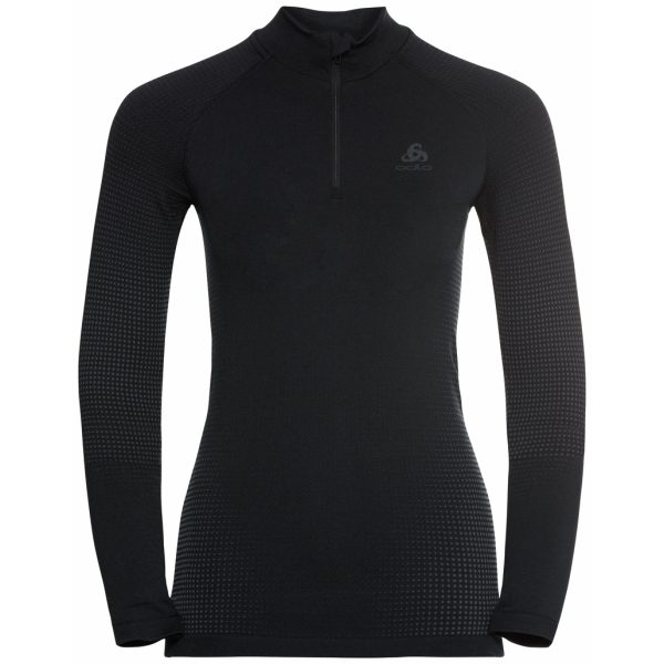 ODLO Top a collo alto con mezza zip PERFORMANCE WARM ECO da donna