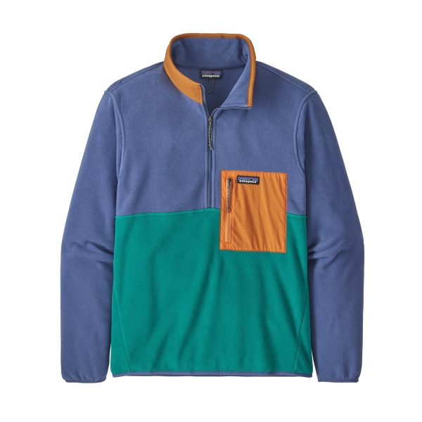 PATAGONIA MAN'S MICRODINI 1/2 ZIP FLEECE PULLOVER pile uomo