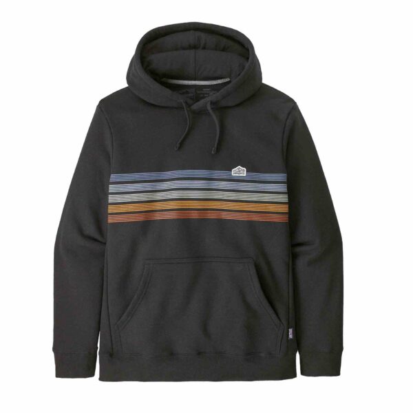 PATAGONIA LINE LOGO RIDGE STRIPE UPRISAL HOODIE felpa con cappuccio