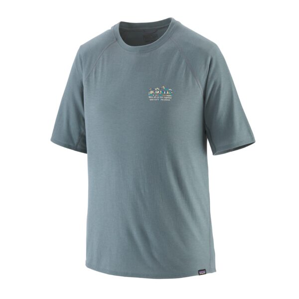 PATAGONIA MEN'S CAPILENE COOL trail GRAPHIC T-SHIRT maglietta sintetica uomo