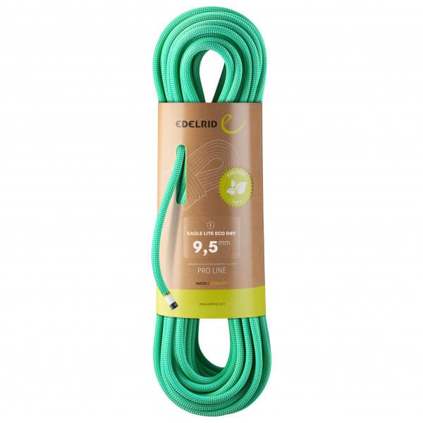 EDELRID EAGLE LITE ECO DRY 9.5mm ROPE corda singola intera per arrampicata